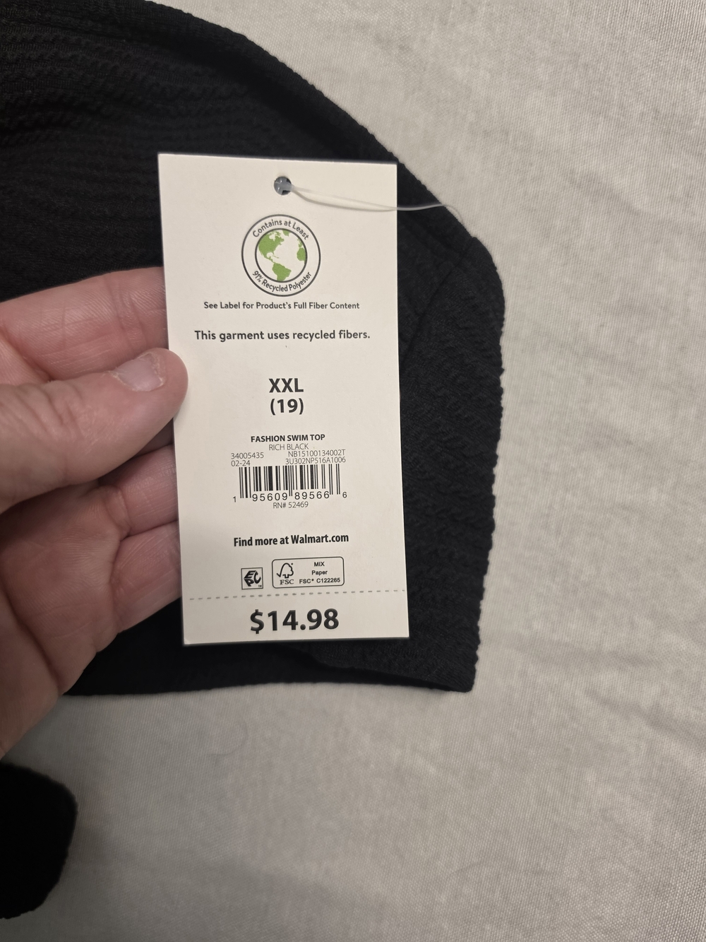 NWT NOBO Bikini Top Size XXL - Picture 2 of 3